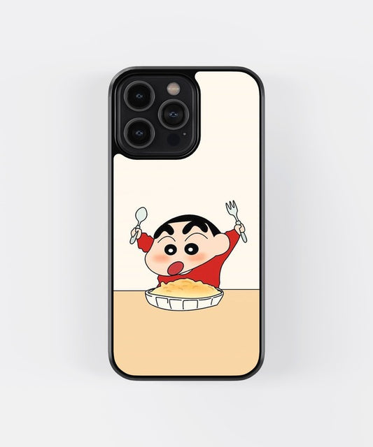 Shinchan Food Lover Glass Case