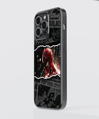 Spiderman Comics Glass Case