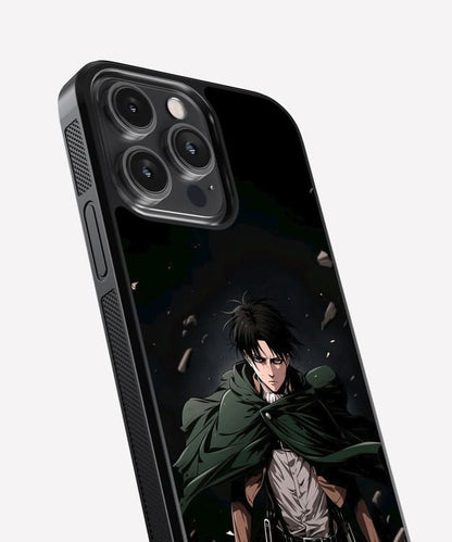 Levi Ackerman Anime Glass Case