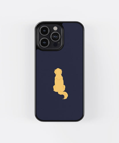 Golden Retriever Dog Tail Glass Case