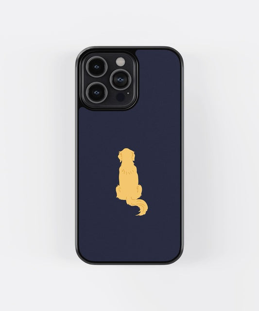 Golden Retriever Dog Tail Glass Case