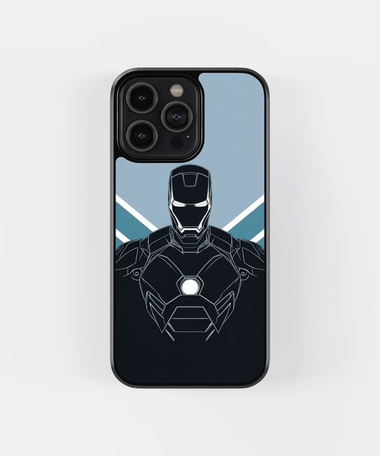 Iron Man Pose Glass Case