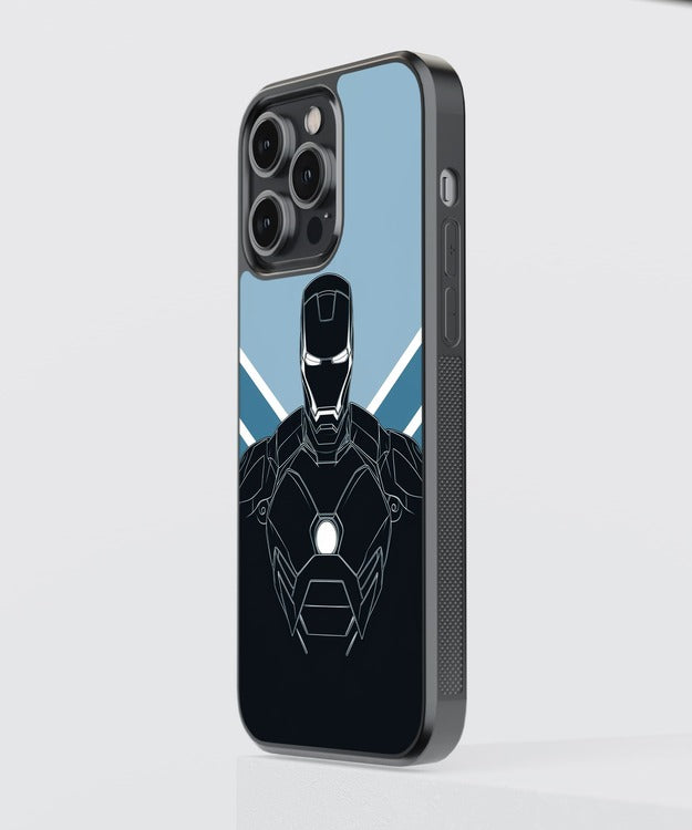 Iron Man Pose Glass Case