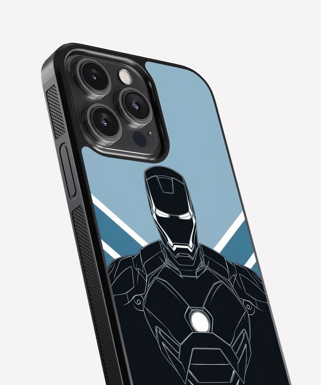 Iron Man Pose Glass Case