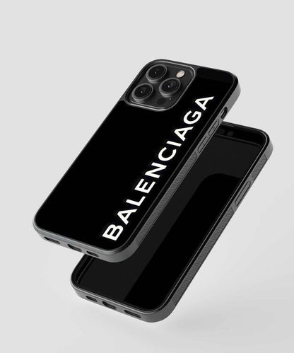 Balenciaga Brand Glass Case