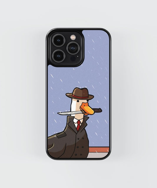 Detective Duck Glass Case