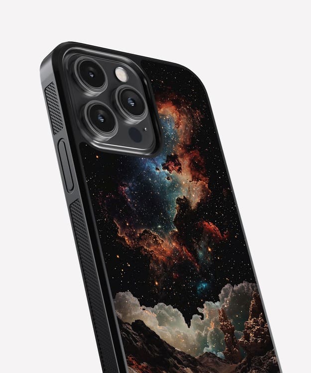 Celestial Sky Stars Glass Case