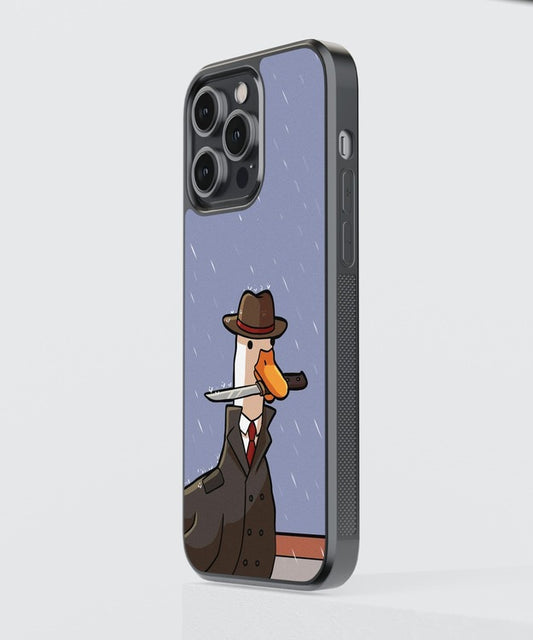 Detective Duck Glass Case
