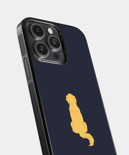 Golden Retriever Dog Tail Glass Case