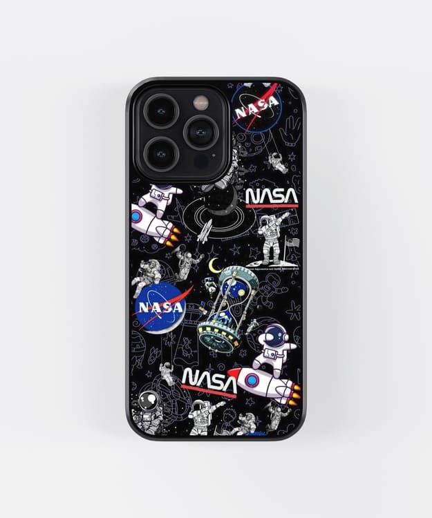 Nasa Astronauts Glass Case