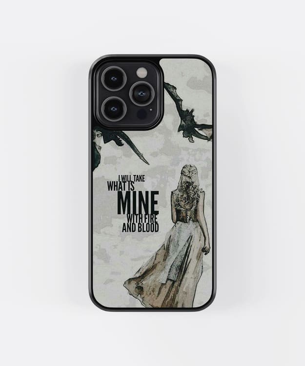 Mother Of Dragons GOT Glass Case