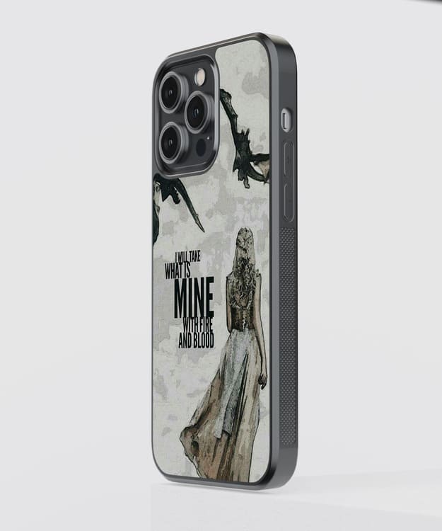 Mother Of Dragons GOT Glass Case