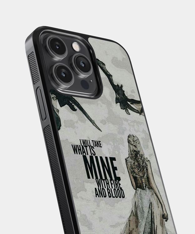 Mother Of Dragons GOT Glass Case