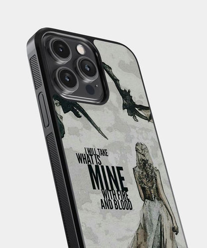 Mother Of Dragons GOT Glass Case