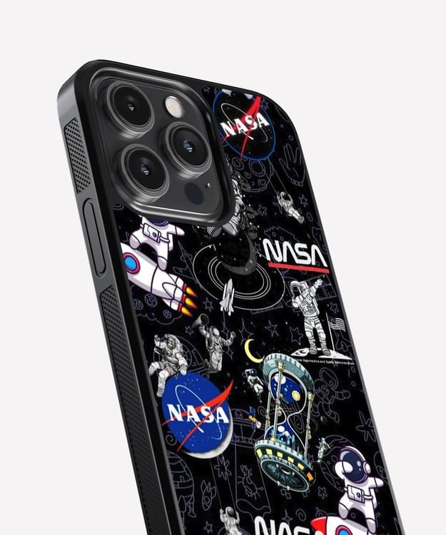 Nasa Astronauts Glass Case