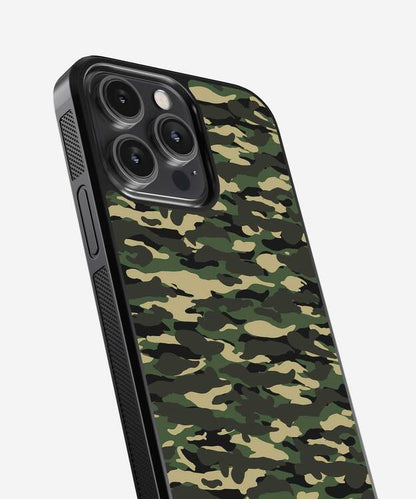 Camo Army Glass Case
