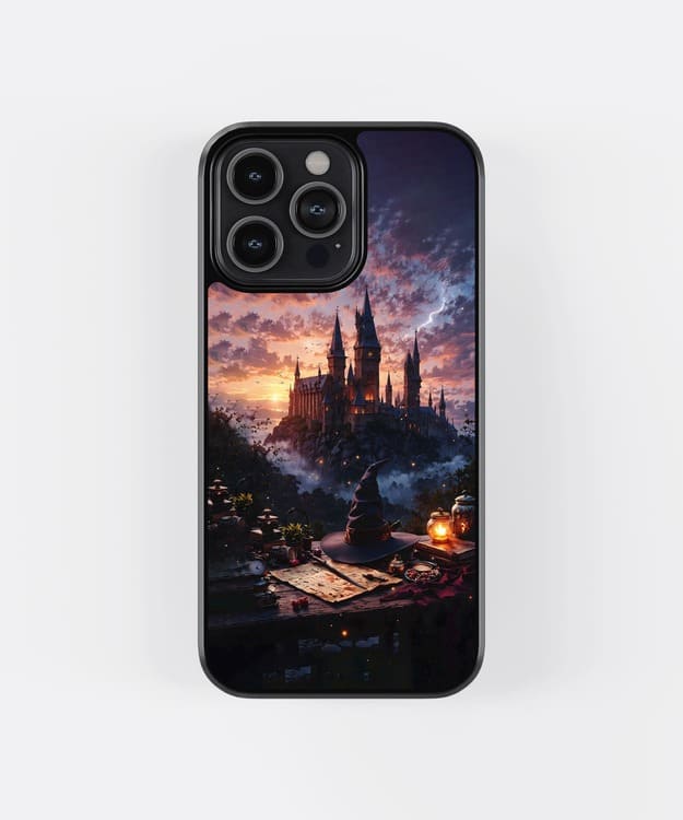 Hogwarts Harry Potter Glass Case