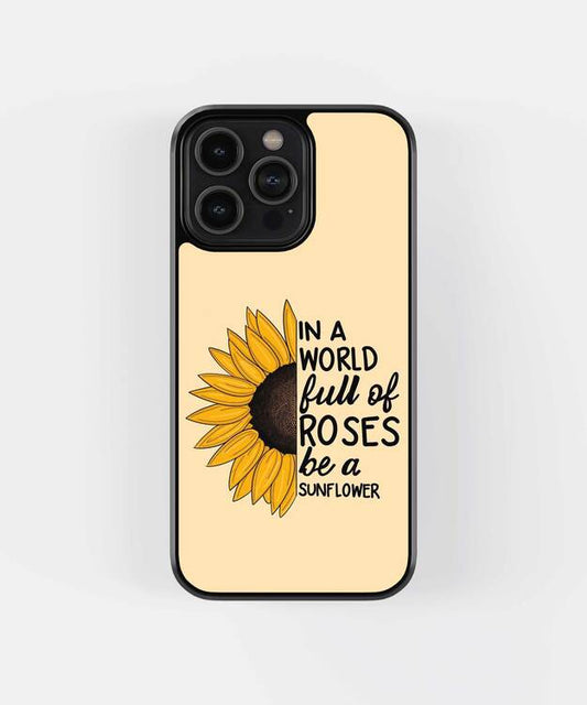 Sunflower Aesthetics Glass Case