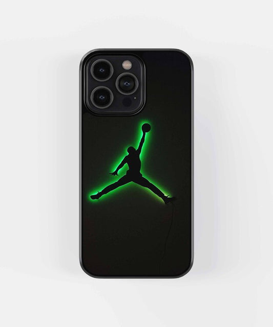BasketBall Neon Glass Case