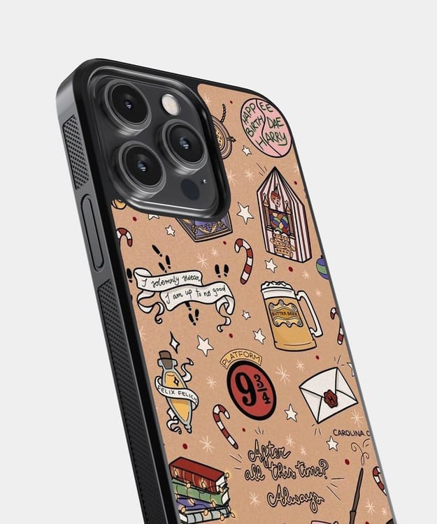 Harry Potter Icons Glass Case