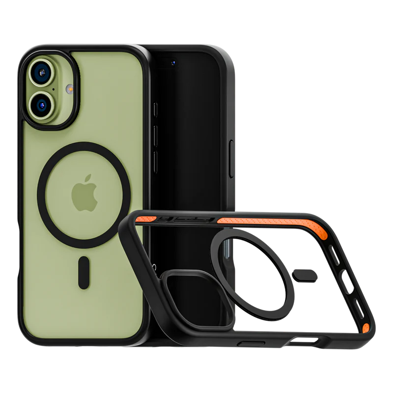 Black Transparent  MagSafe Case