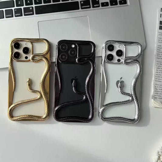 3D Snake Designer Bumper Case For iPhone