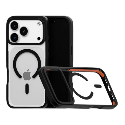 Black Transparent  MagSafe Case