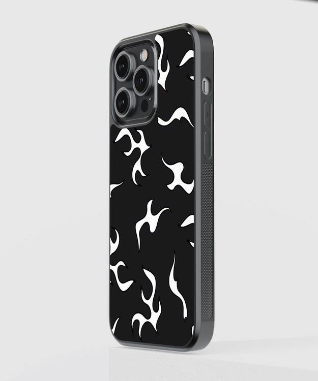 White Fire Glass Case