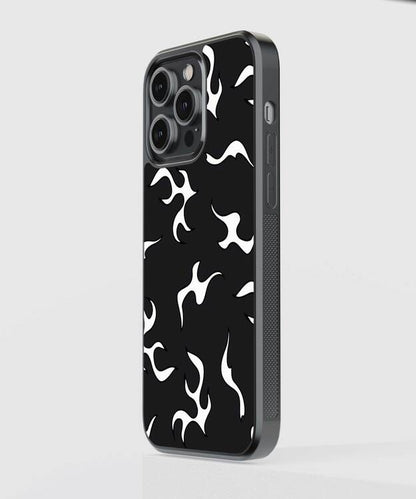 White Fire Glass Case