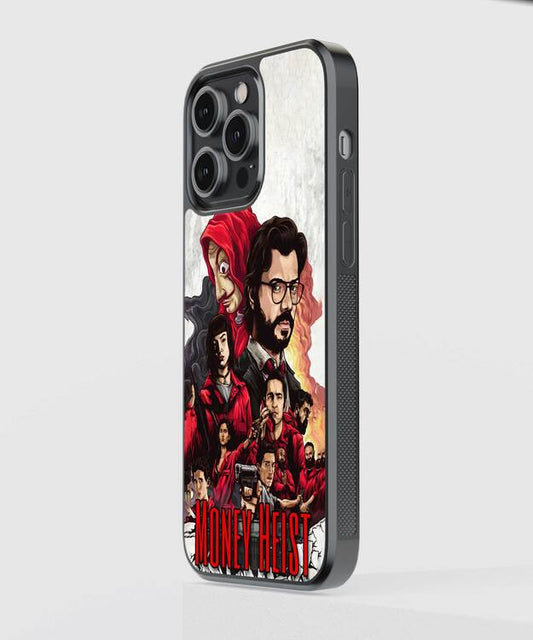 Money Heist Poster Glass Case