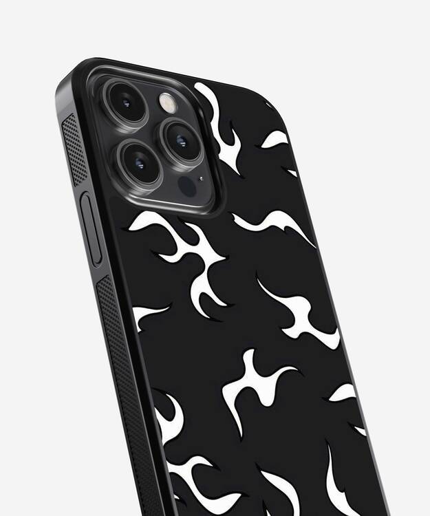 White Fire Glass Case