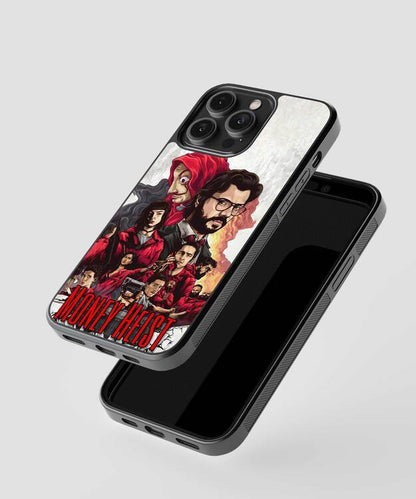Money Heist Poster Glass Case
