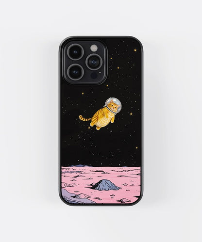 Space Cat Glass Case