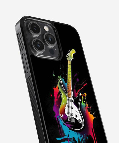 Guitar Art Glass Case