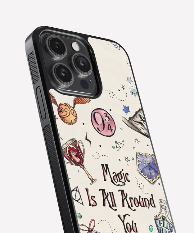 Magic Harry Potter Glass Case