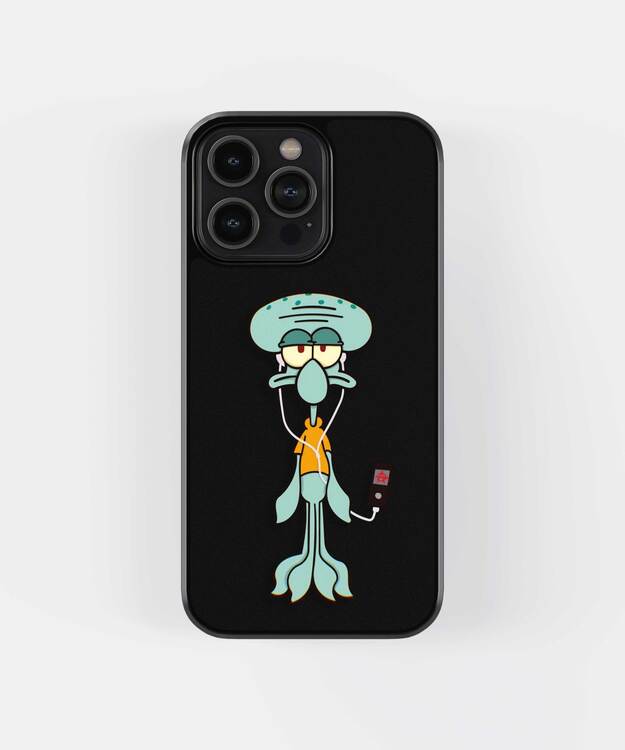 Squidward SpongeBob Glass Case