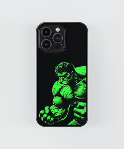 Hulk Green Glass Case