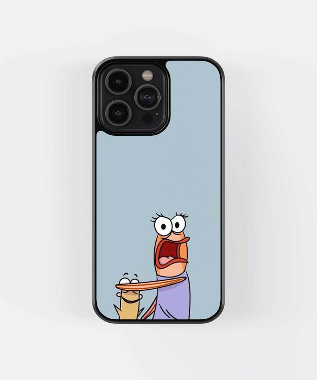 Norma And Harold SpongeBob Glass Case