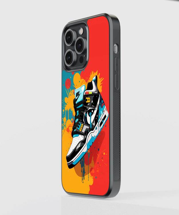 Sneakerhead Art Glass Case