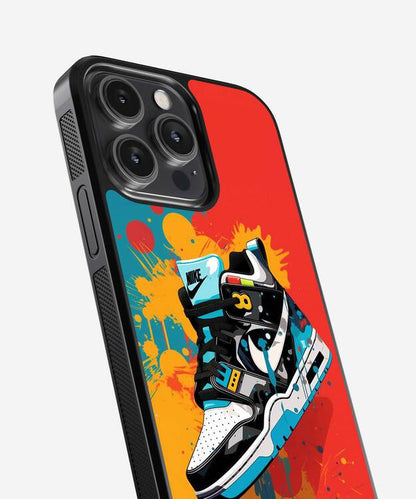 Sneakerhead Art Glass Case