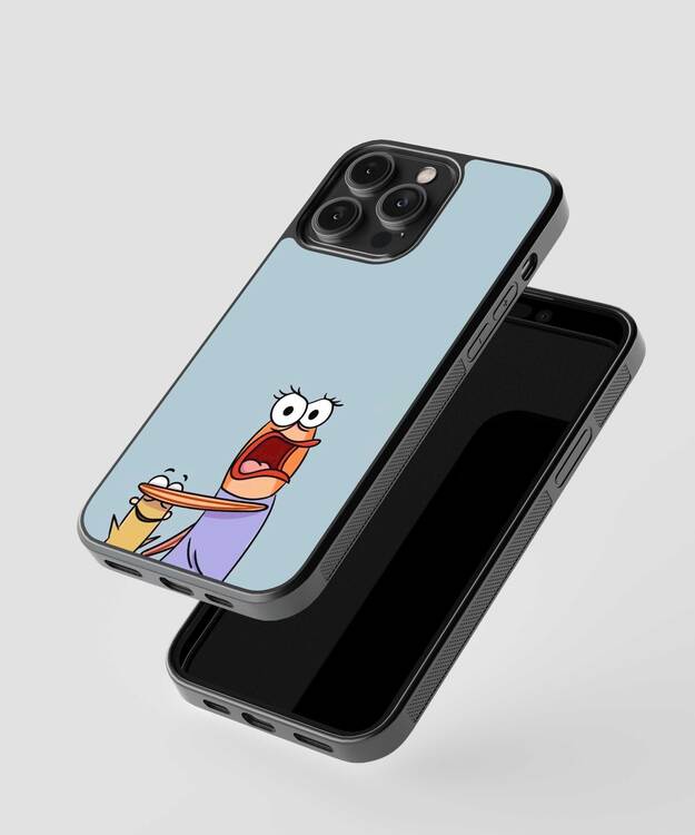 Norma And Harold SpongeBob Glass Case