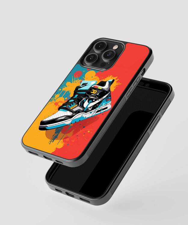 Sneakerhead Art Glass Case