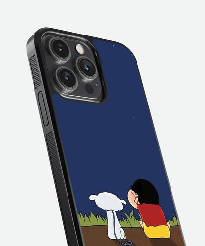 Shinchan Shiro Glass Case