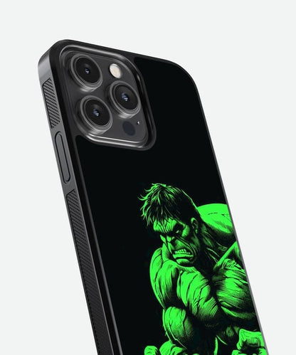 Hulk Green Glass Case