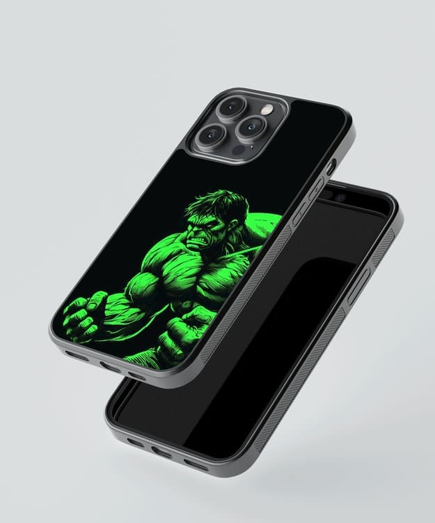Hulk Green Glass Case