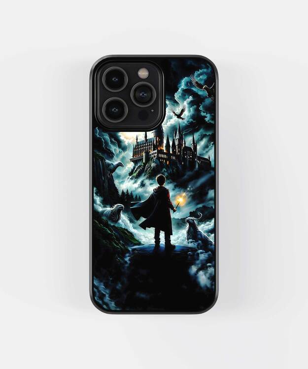 Magical Hogwarts Glass Case