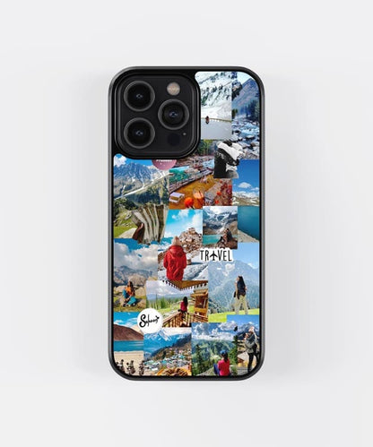 Snow Mountains Travel Glass Case