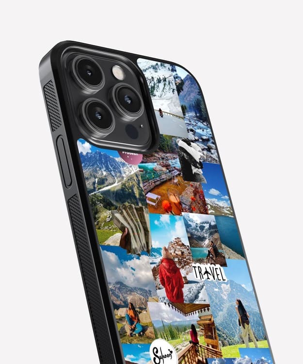 Snow Mountains Travel Glass Case