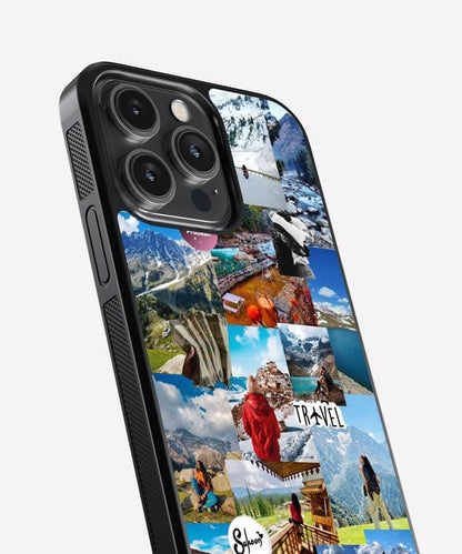 Snow Mountains Travel Glass Case