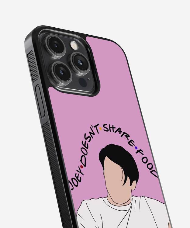 Joey Doesn't Share Food Glass Case